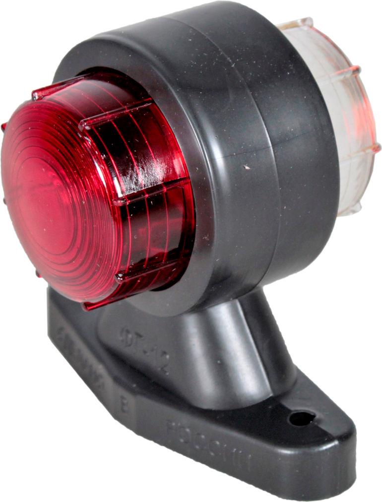 Фонарь габаритный рожок СНГ LED прямой короткий 12-24V (ФГ-12.3716)