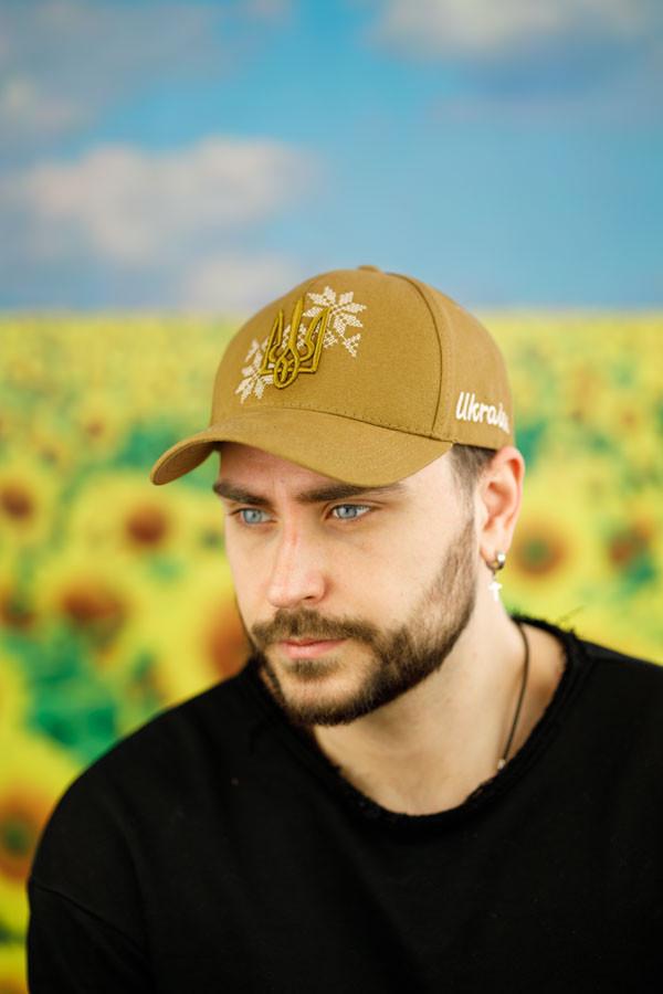 Бейсболка Braxton мужская Украина превыше всего Кемел (1504)