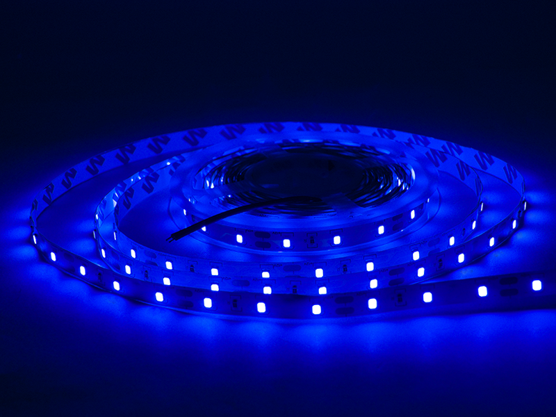 Світлодіодна стрічка MTK 3528-60LED-12V IP20 Синій (MTK-300B3528-12) - фото 2 Світлодіодна стрічка MTK 3528-60LED-12V IP20 Синій (MTK-300B3528-12) - фото 2