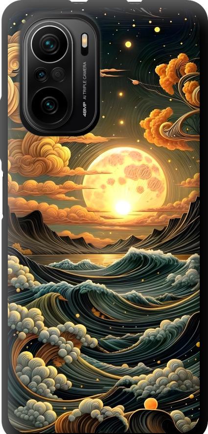 Чехол на Xiaomi Poco F3 Арт волны (6332b-2280-42517) Чехол на Xiaomi Poco F3 Арт волны (6332b-2280-42517)