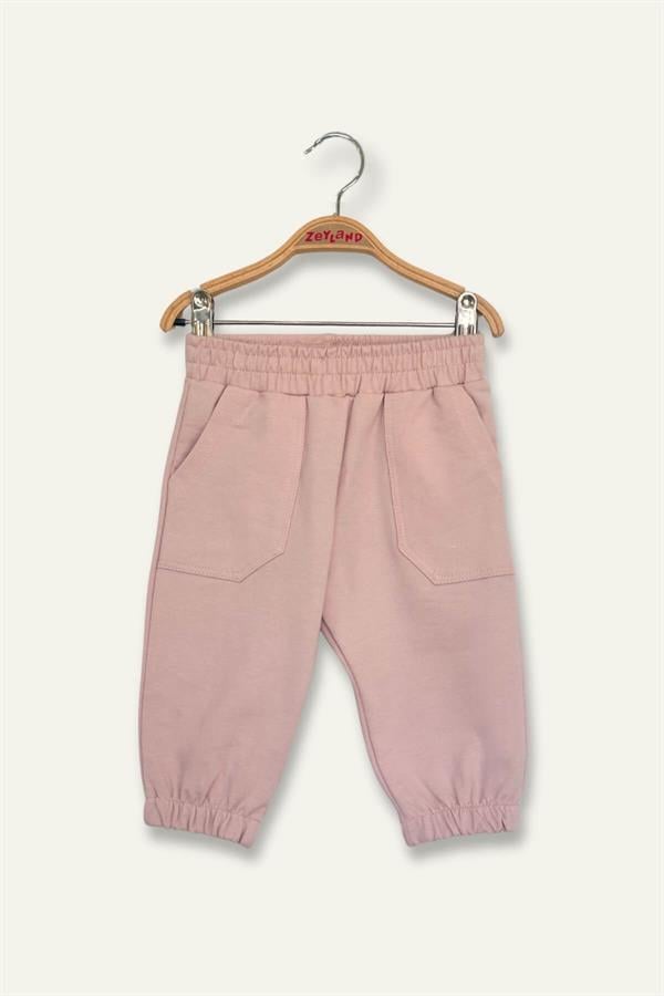 Спортивные штаны детские унисекс Zeyland 6-9 месяцев 74 см Пудровый (8683169177930)
