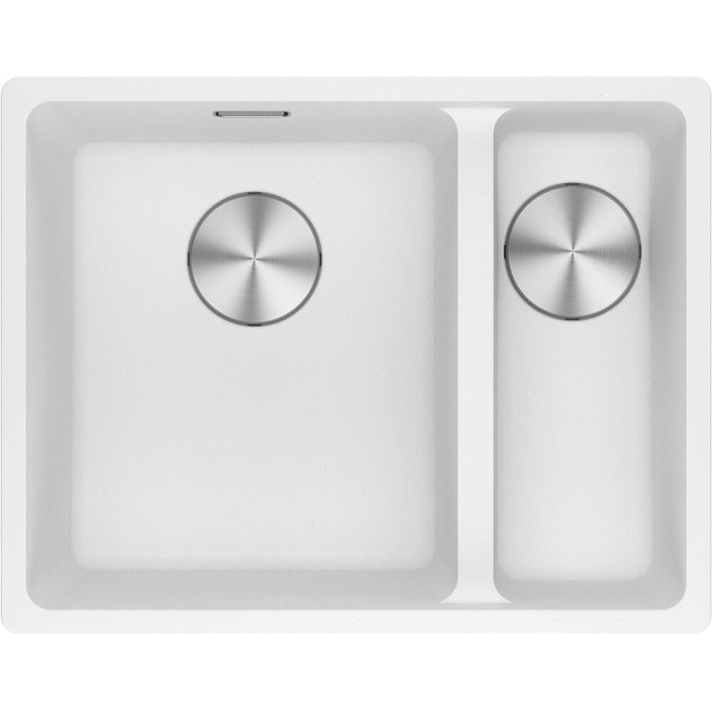 Мойка кухонная Franke гранит 125.0701.785 полторы чаши 553x443 мм прямоугольная Белый (224307)