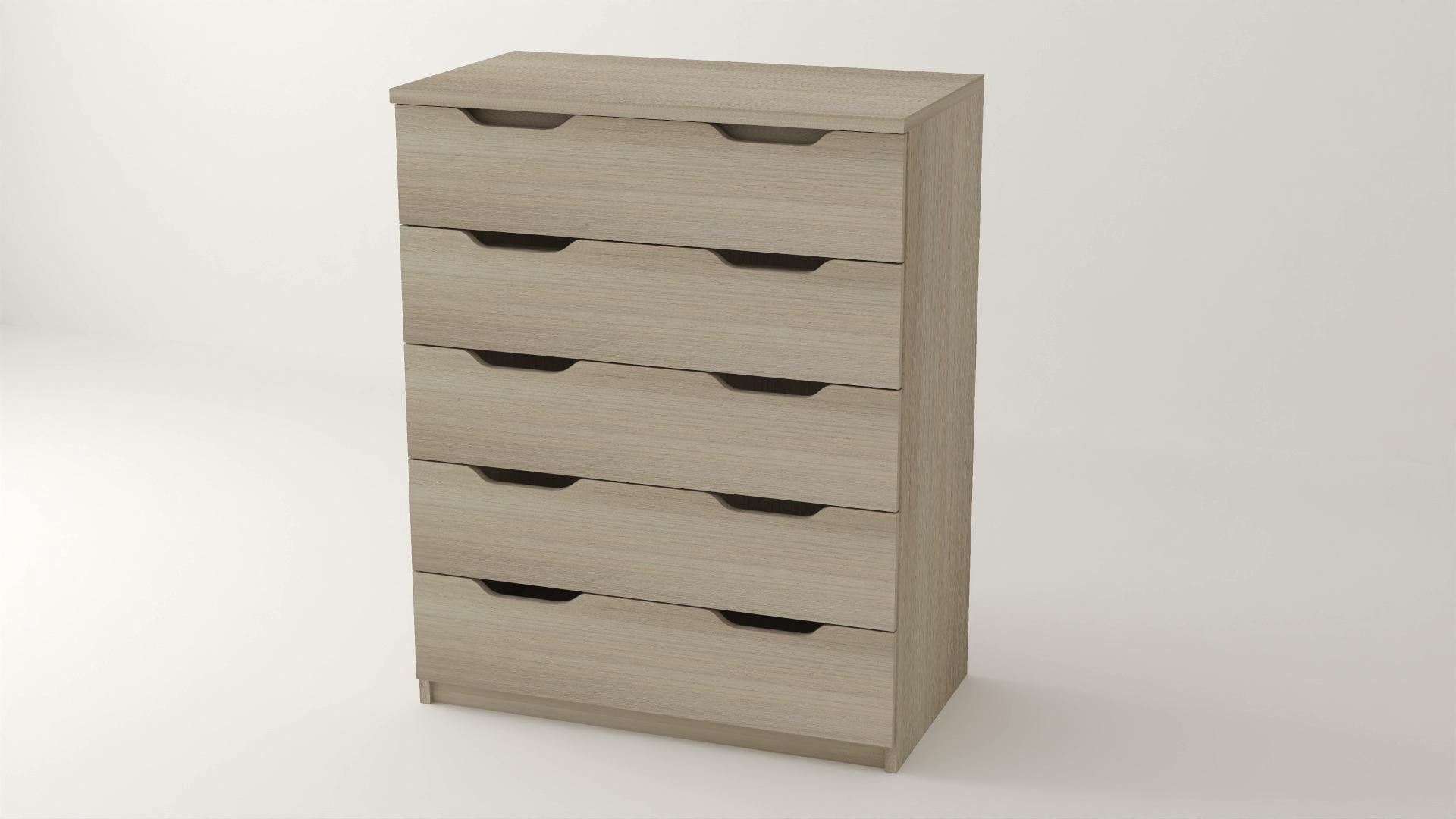 Комод Алекса ВК-49 100х45х100 см Дуб шамони светлый