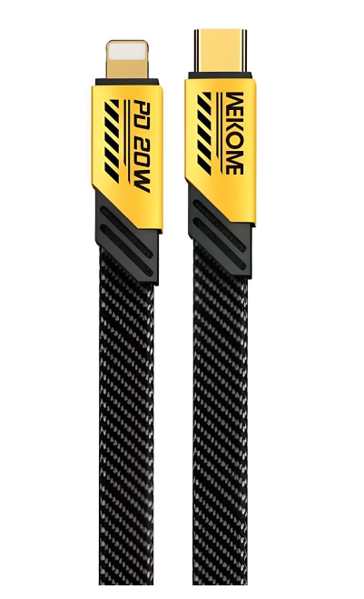 Зарядный кабель Wekome WDC-191 Type-C/iPhone PD20W цинковый сплав 1 м Yellow (1867328428) Зарядный кабель Wekome WDC-191 Type-C/iPhone PD20W цинковый сплав 1 м Yellow (1867328428)