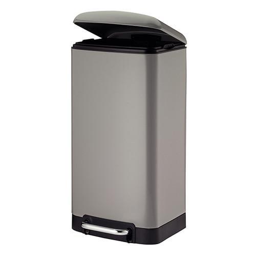 Ведро с педалью Kela Davino нержавеющая сталь 30 л Серый (10907) - фото 2 Ведро с педалью Kela Davino нержавеющая сталь 30 л Серый (10907) - фото 2