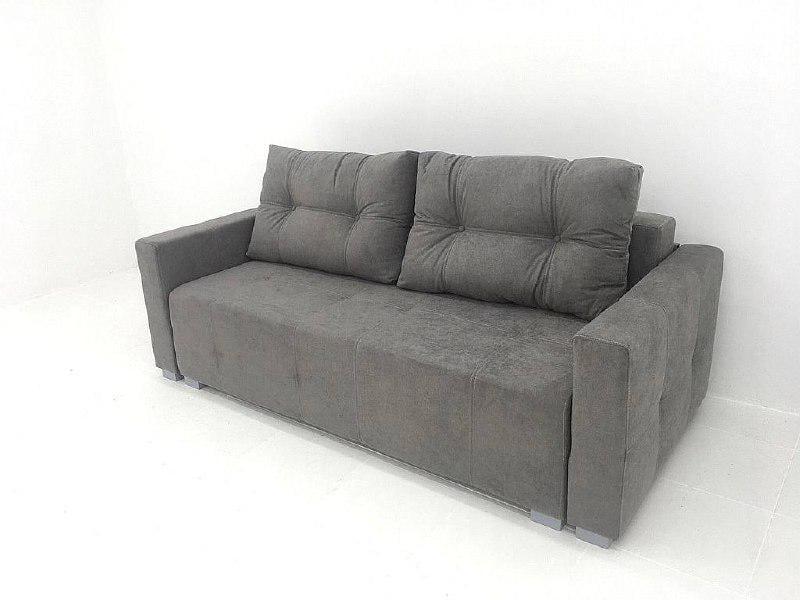 Диван раскладной ортопедический Бест Вуди ЛДСП/дерево/ткань Серый