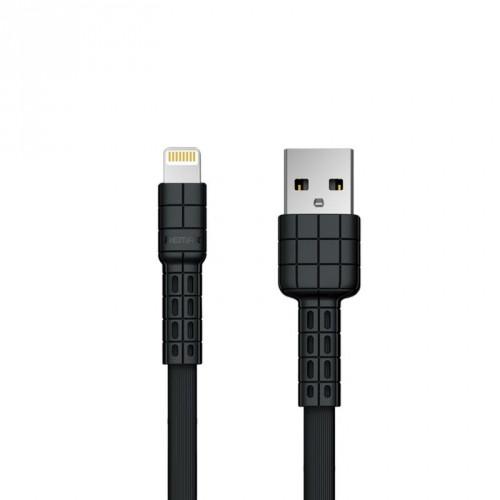 Кабель Remax RC-116i USB Lightning Armor 1 м Черный (6954851289456)
