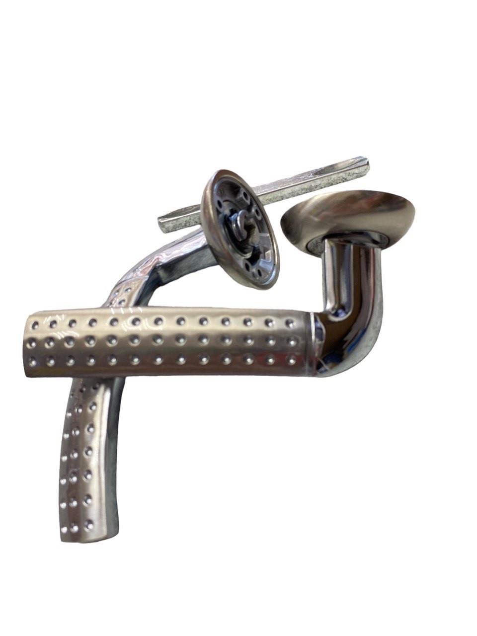 Дверная ручка на розетке Sofia 15-27026 SN/CP - фото 4 Дверная ручка на розетке Sofia 15-27026 SN/CP - фото 4