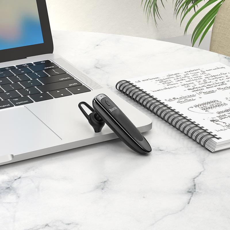 Гарнитура Bluetooth Hoco E60 Brightness Headset чорний (751058) - фото 4