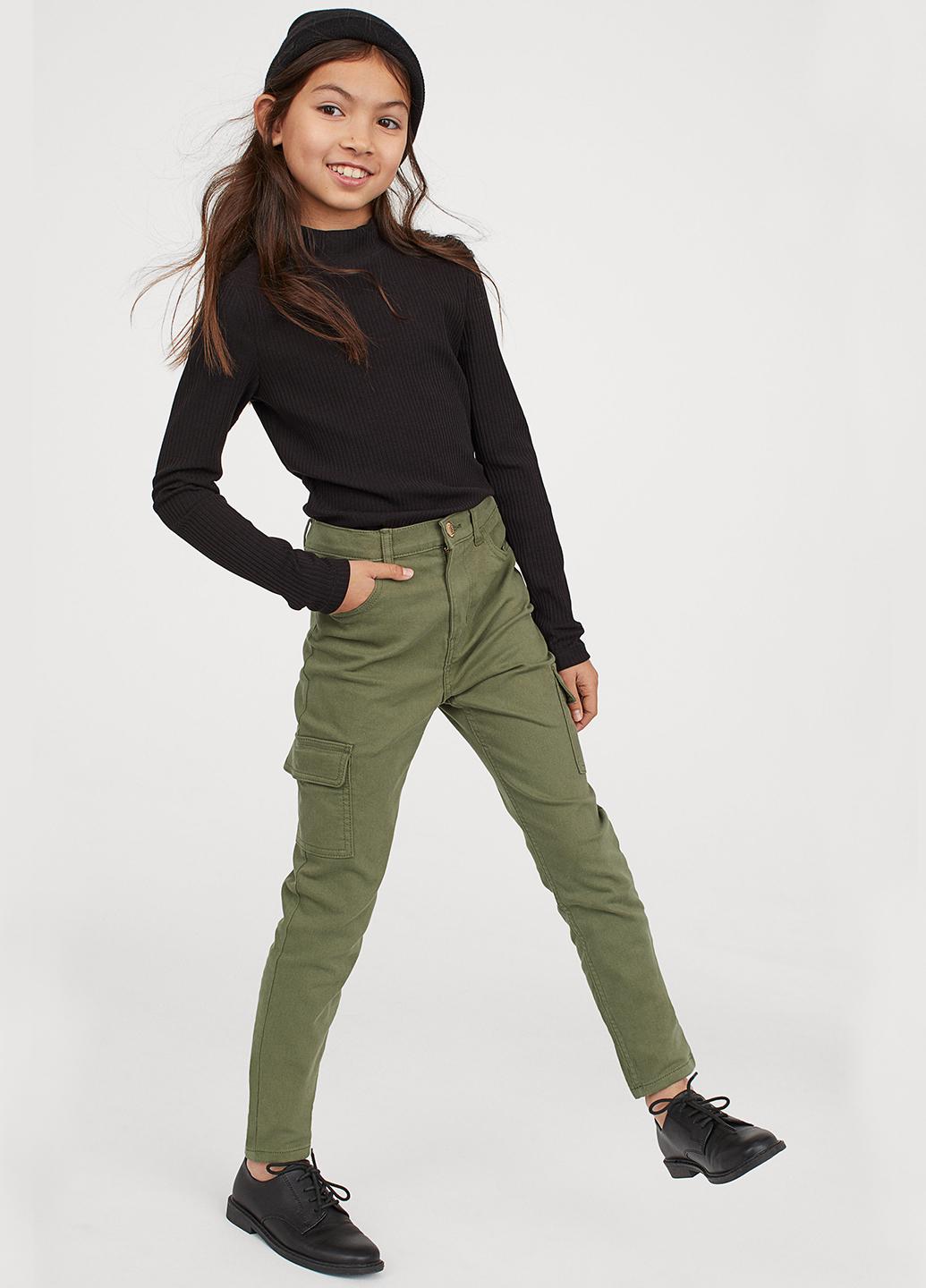 Брюки H&M 170 см Хаки (796788b46)