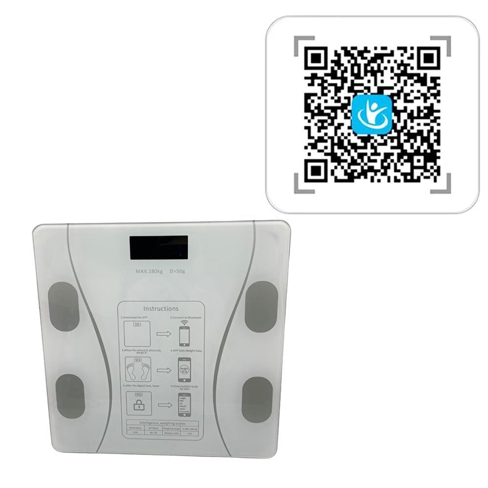 Розумні підлогові ваги Bluetooth Чорний (120.707) - фото 5 Розумні підлогові ваги Bluetooth Чорний (120.707) - фото 5