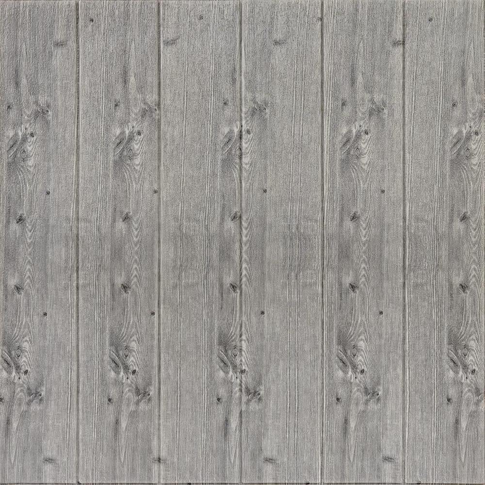 3D-панель самоклеющаяся Sticker Wall Графитовое дерево 700х700х6 мм (Панель-79)