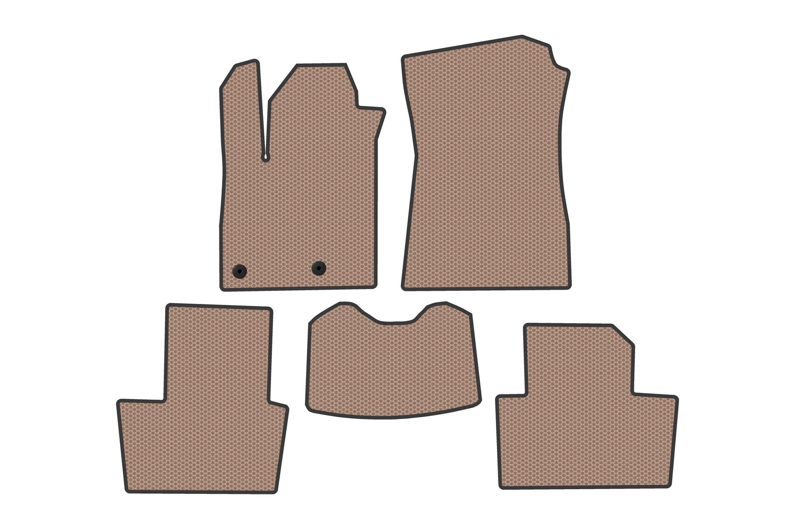 Коврики резиновые Digital Designs Carsuit для Renault Austral 2022- г. бензин Бежевый (185544)