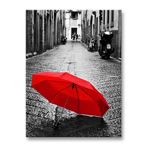 Картина Красный зонт 30x40 см (P0501)