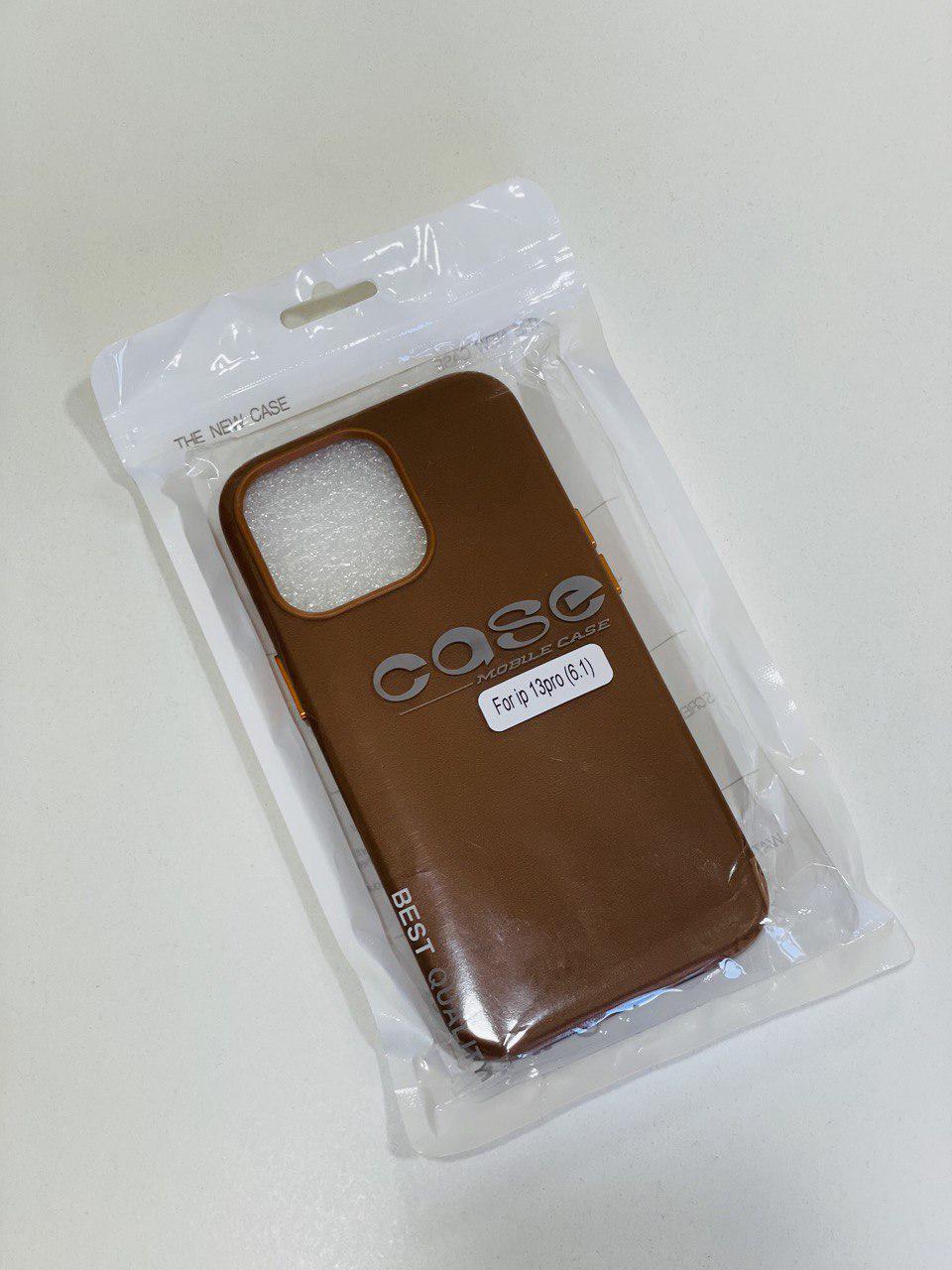 Чохол для iPhone 13 pro / Case with MagSave / Eco leather / коричневий - фото 5