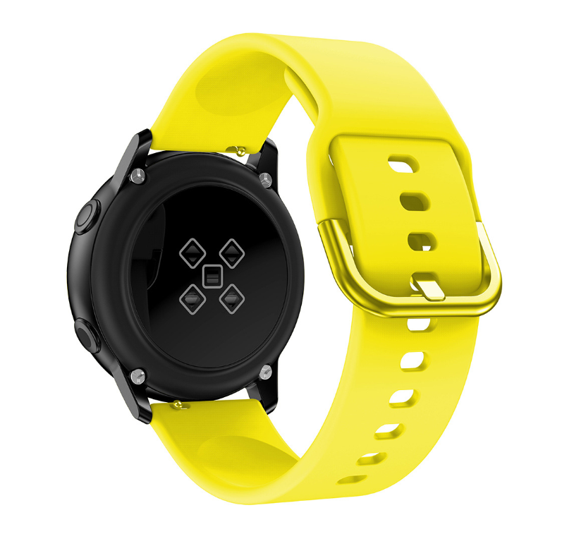 Ремешок для смарт-часов Sport Style Active силиконовый 20 мм Желтый (2096P)