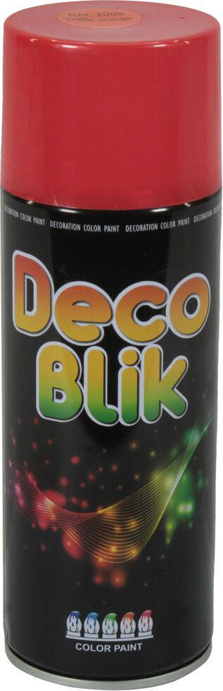 Краска-спрей Deco Blik 400 мл RAL 2009 Оранжево-транспортный