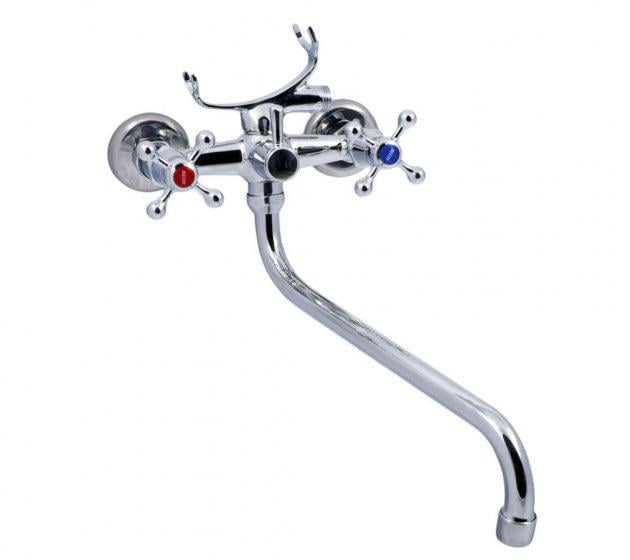 Змішувач для ванни Master 141 кераміка хрест (MR0004)