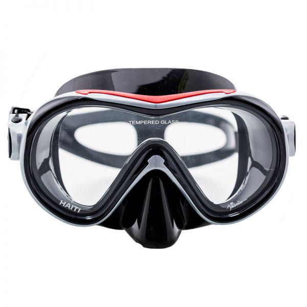 Маска для дайвинга и сноркелинга Marlin Haiti Red/Silver/Black Маска для дайвинга и сноркелинга Marlin Haiti Red/Silver/Black