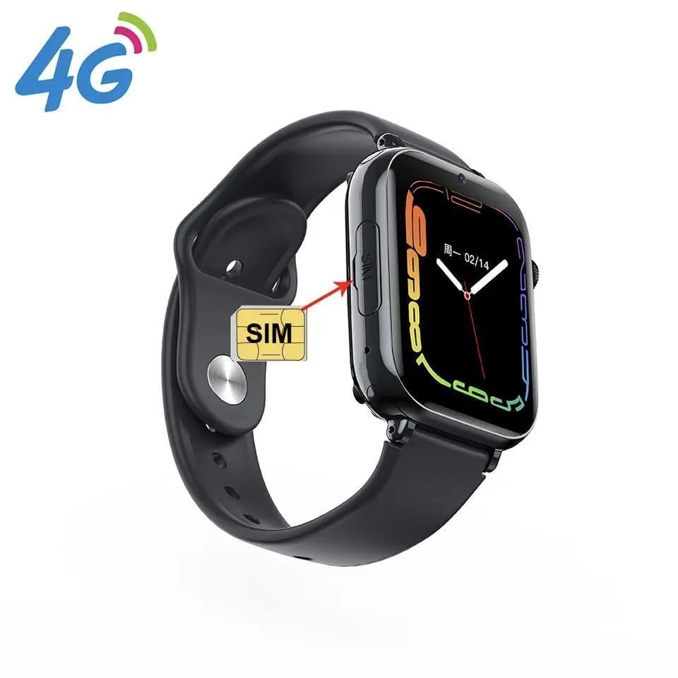 Смарт-часы детские Lemfo LT38 4G/GPS с водонепроницаемым корпусом Черный (26389394) - фото 5
