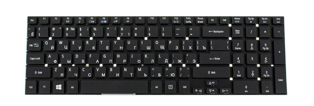 Клавиатура для ноутбука Acer Aspire E1-532G матовая (KB.I170A.402)