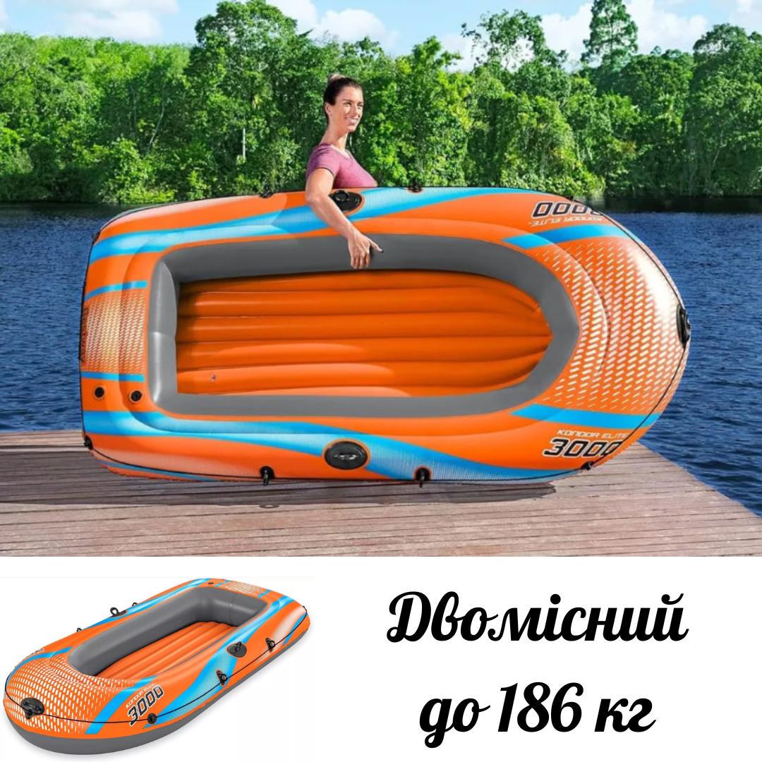 Надувная лодка Bestway 61143 Kondor Elite 3000 двухместная - фото 8 Надувная лодка Bestway 61143 Kondor Elite 3000 двухместная - фото 8