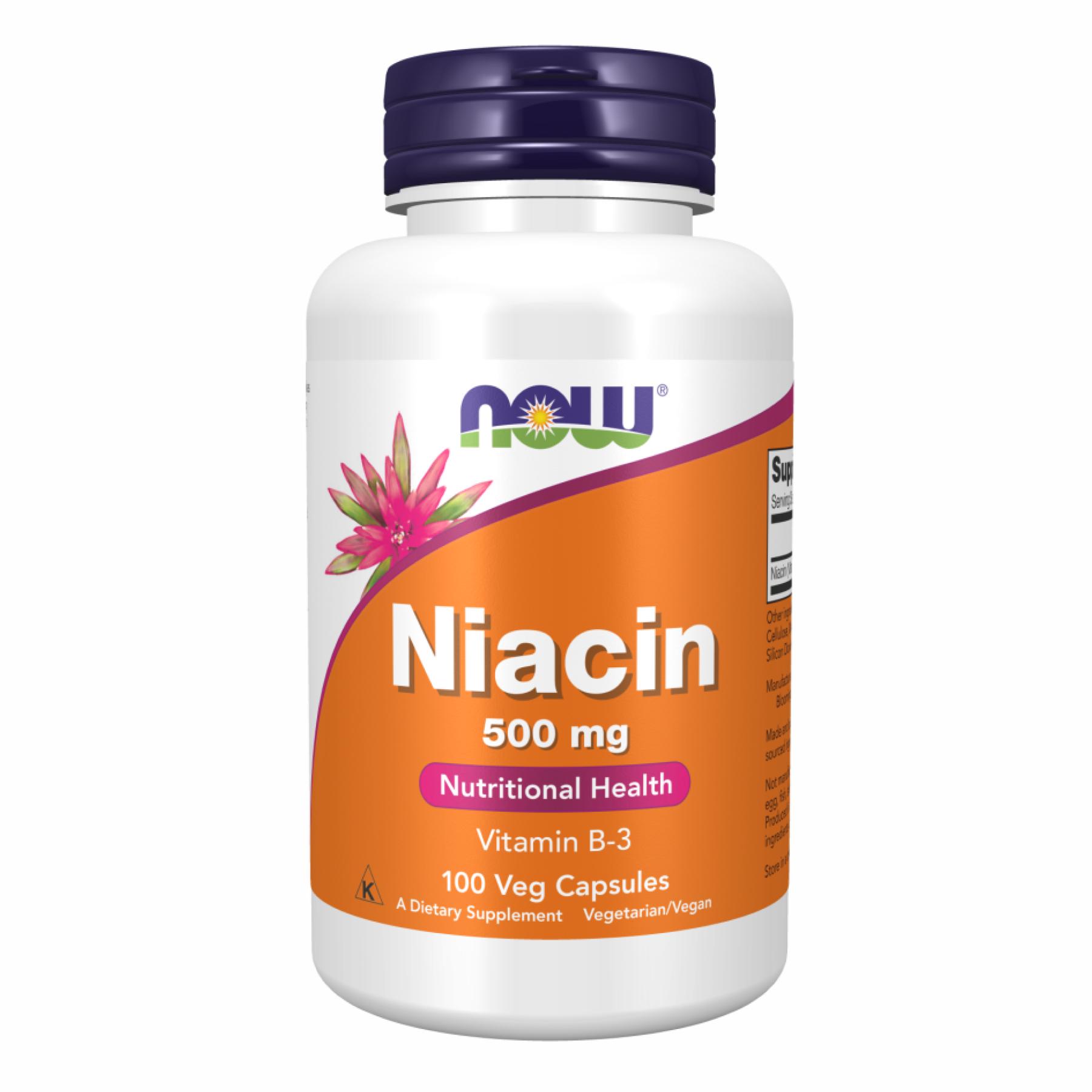 Натуральная добавка Niacin 500 mg 100 vcaps (2022-10-0974)