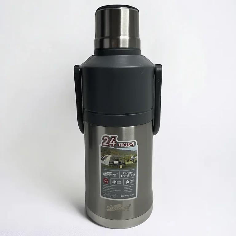 Термос SSB-B330 из нержавеющей стали с крышкой-стаканом 3,3 л (16500) - фото 2 Термос SSB-B330 из нержавеющей стали с крышкой-стаканом 3,3 л (16500) - фото 2