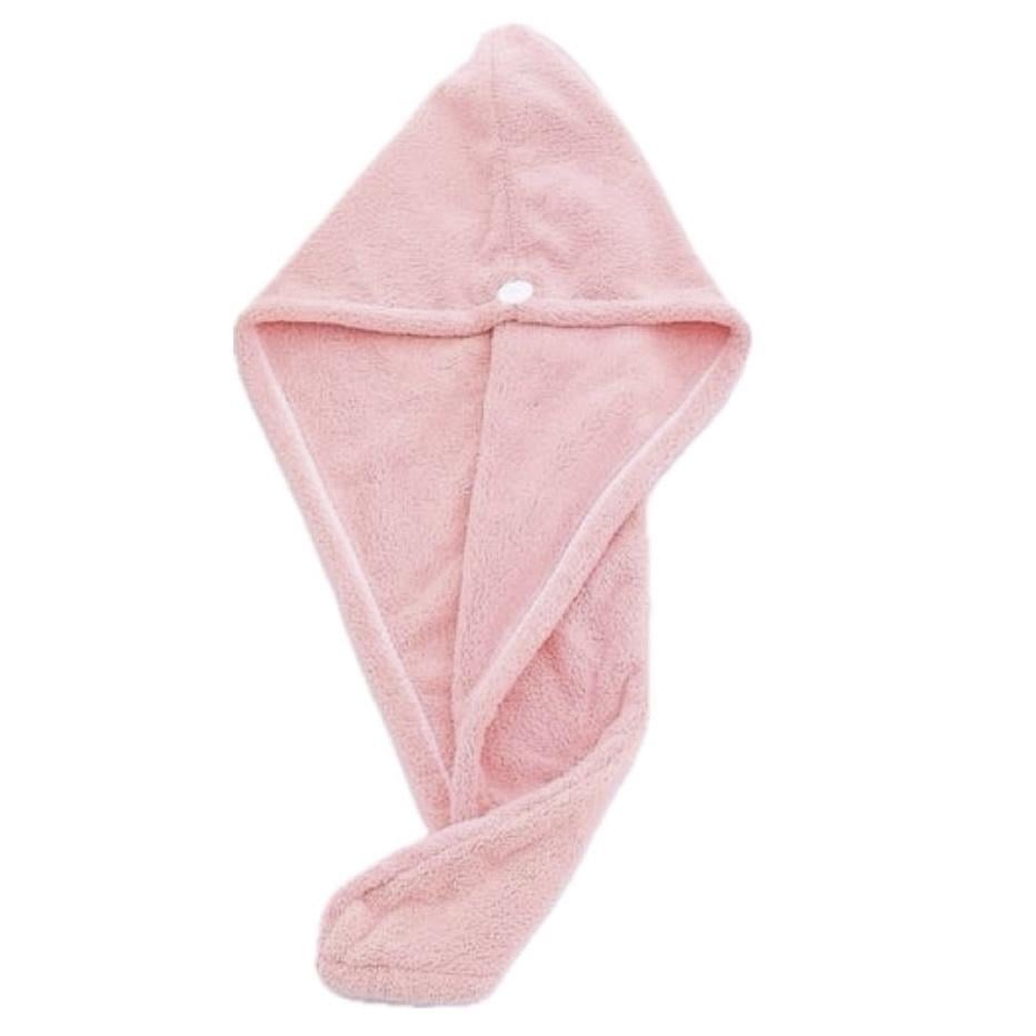 Полотенце-тюрбан для сушки волос Cocogreat Розовый - фото 1