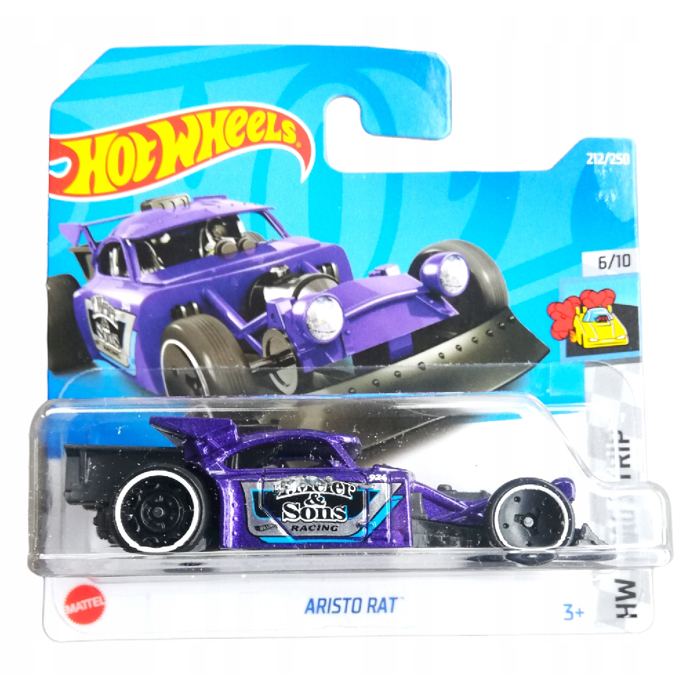 Машинка Hot Wheels Mattel Aristo Rat коллекция HW Drag Strip (HCW50)