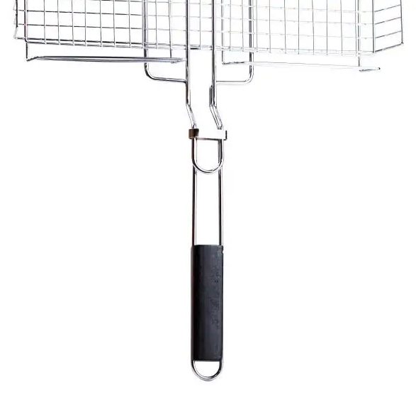 Грати глибокі для гриля та барбекю Grill з нержавіючої сталі 32х25 см (HP459) - фото 7