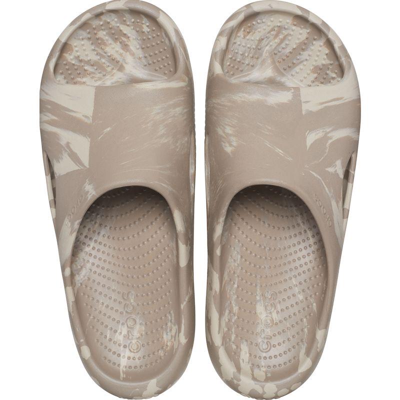 Кроксы женские Crocs Mellow Marbled Slide M8W10 208579 р. 41 26,5 см Mushroom/Cobblestone - фото 4