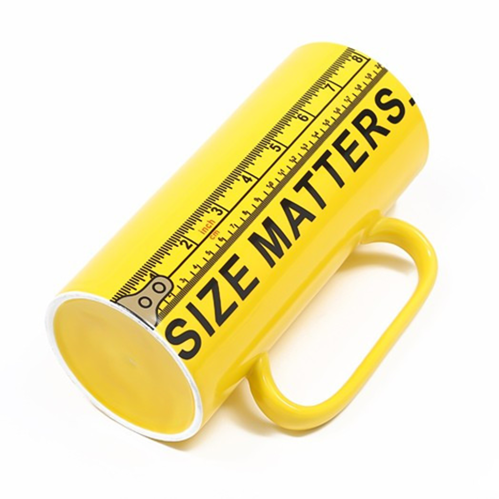 Кружка "Size matters" керамическая 20 см 1000 мл - фото 4 Кружка "Size matters" керамическая 20 см 1000 мл - фото 4