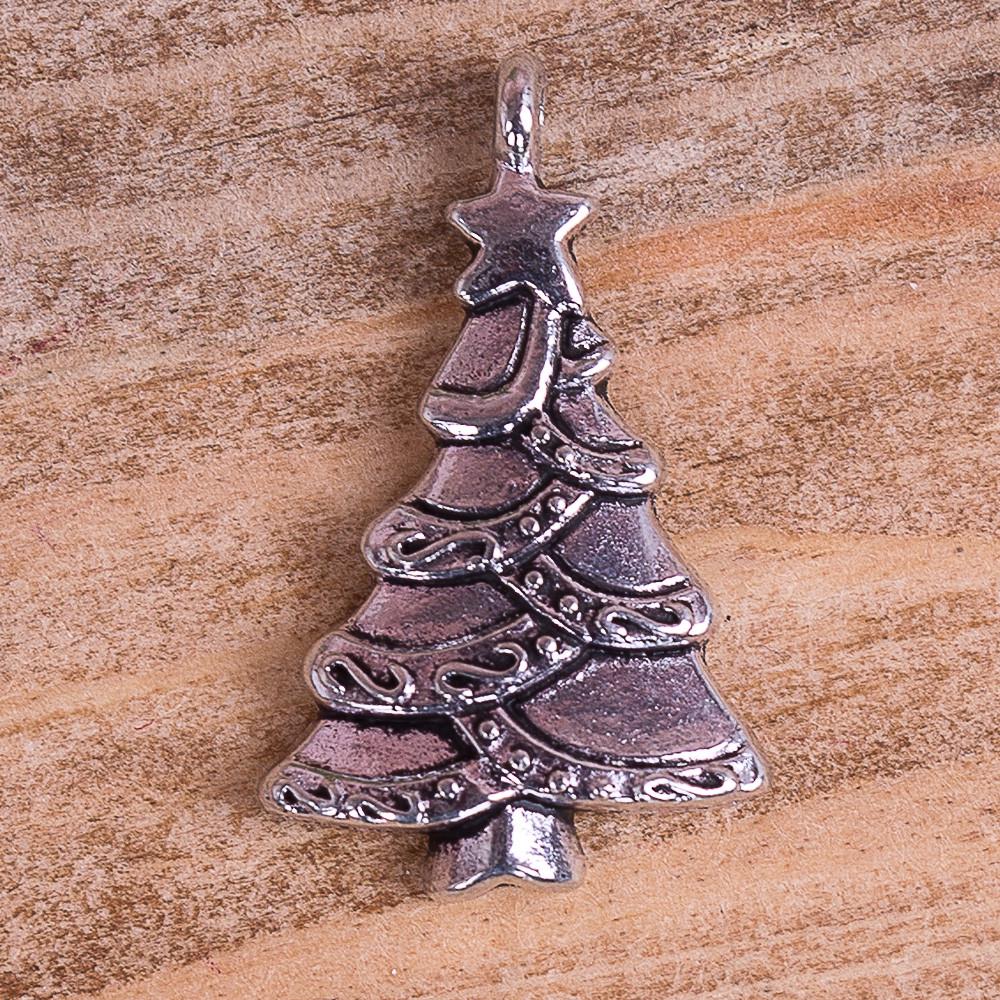 Металлические подвески Елка (304-3)