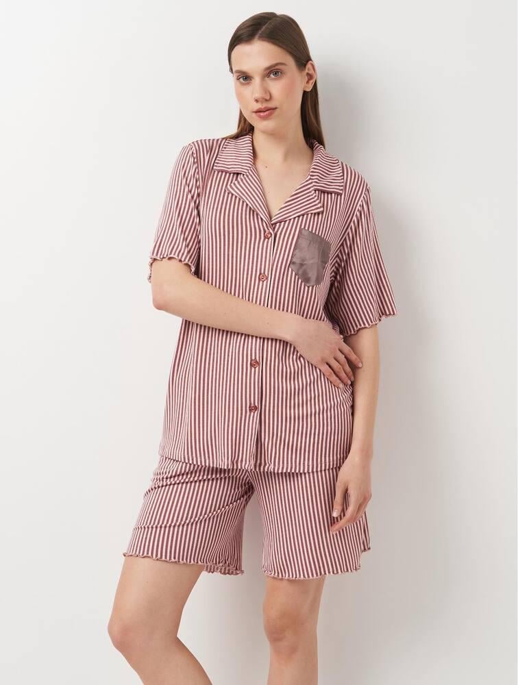 Пижама Angels Secret 22167x21 женская XL Бордово-розовый