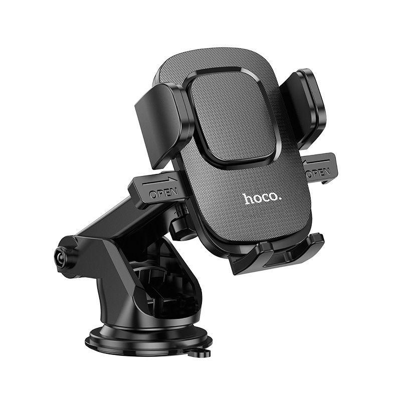 Автодержатель для телефона зажим Hoco DCA24 Black (681904)