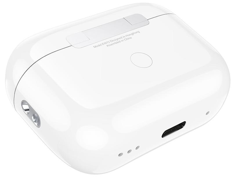Наушники беспроводные Hoco вакумные с дисплеем Белый (EW72) - фото 6 Наушники беспроводные Hoco вакумные с дисплеем Белый (EW72) - фото 6