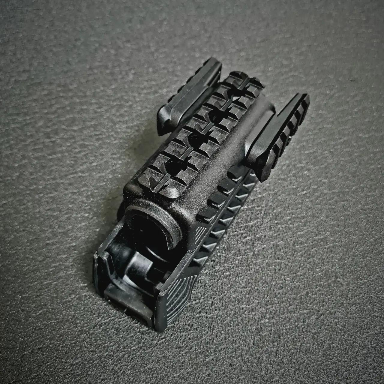 Цевье военное FAB для AK 74У 4 планки Черный (7000452) - фото 4