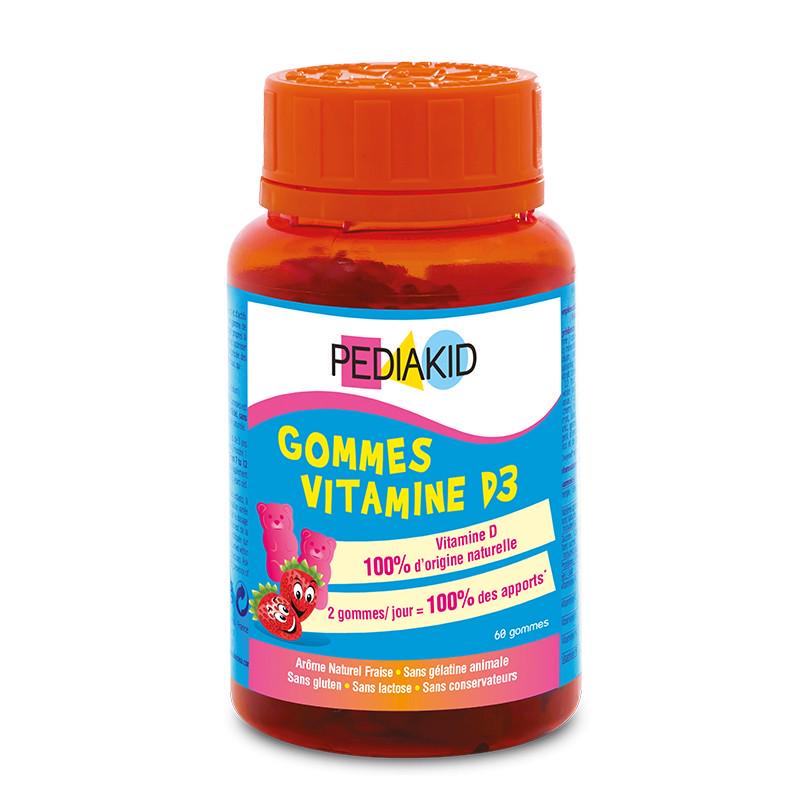 Витамин D Pediakid Gommes Vitamine D3 60 Chewable Tabs Strawberry