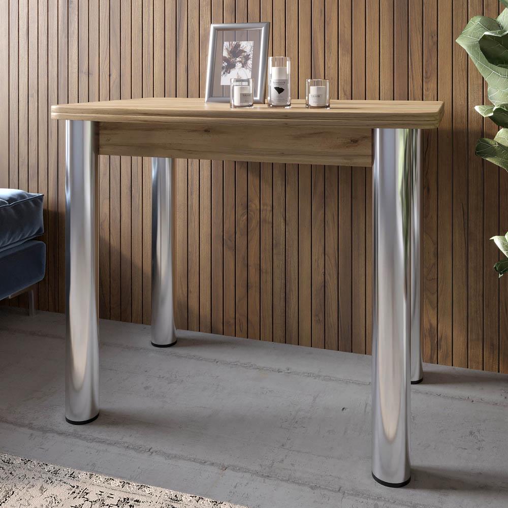 Обеденный стол Lion Нота раскладной 60x90/90x120 см Дуб Аппалачи (000-000-2615) - фото 2 Обеденный стол Lion Нота раскладной 60x90/90x120 см Дуб Аппалачи (000-000-2615) - фото 2