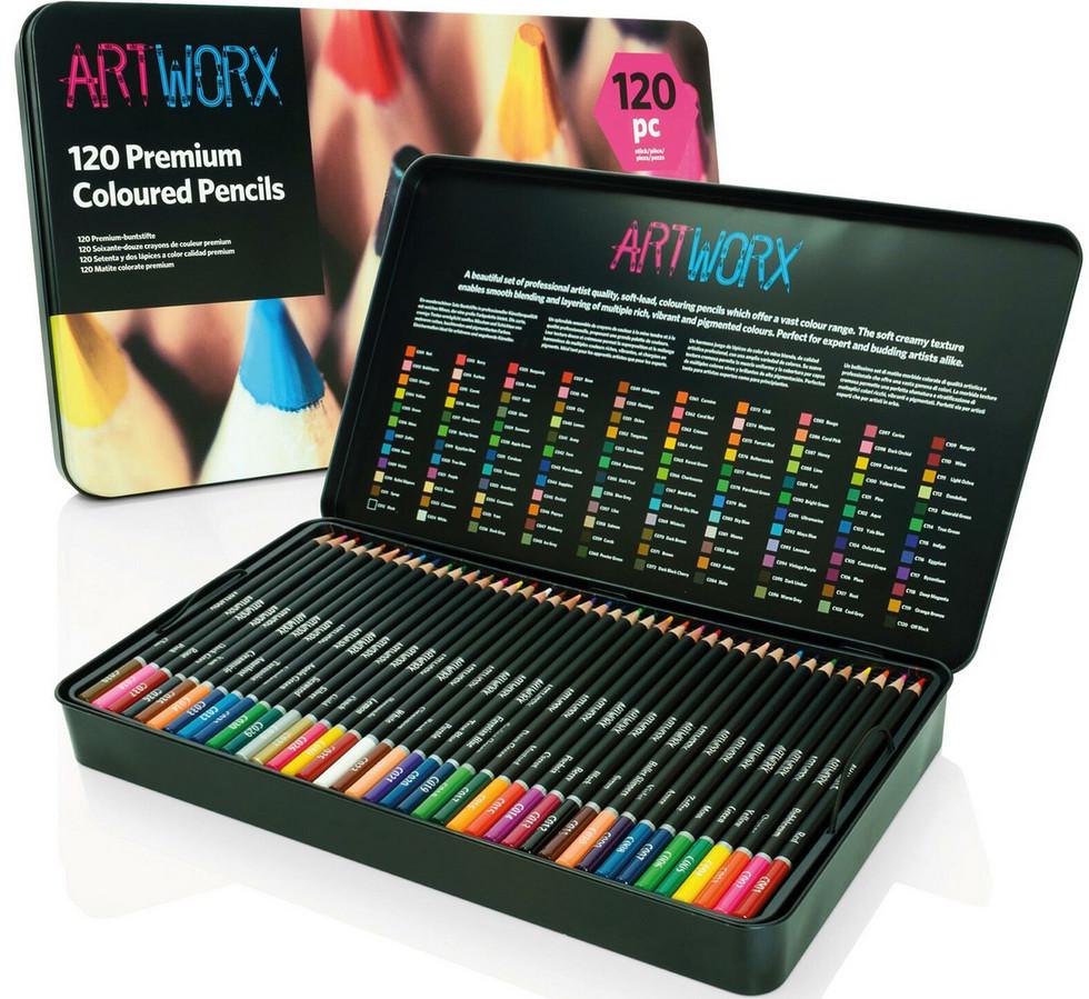 Набор цветных карандашей ART Worx 120 цветов