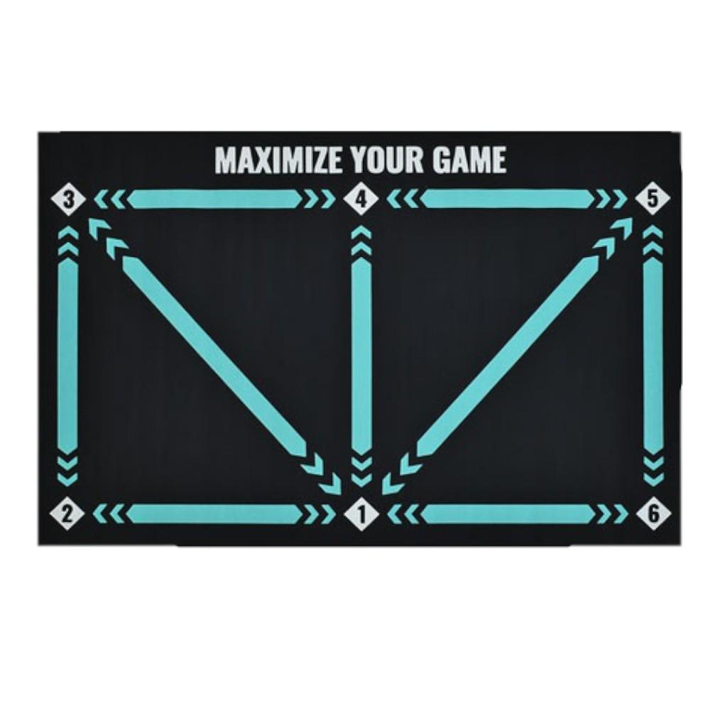 Килимок для футбольних тренувань MS 4628 60х90 см гумовий з soft-touch покриттям Килимок для футбольних тренувань MS 4628 60х90 см гумовий з soft-touch покриттям