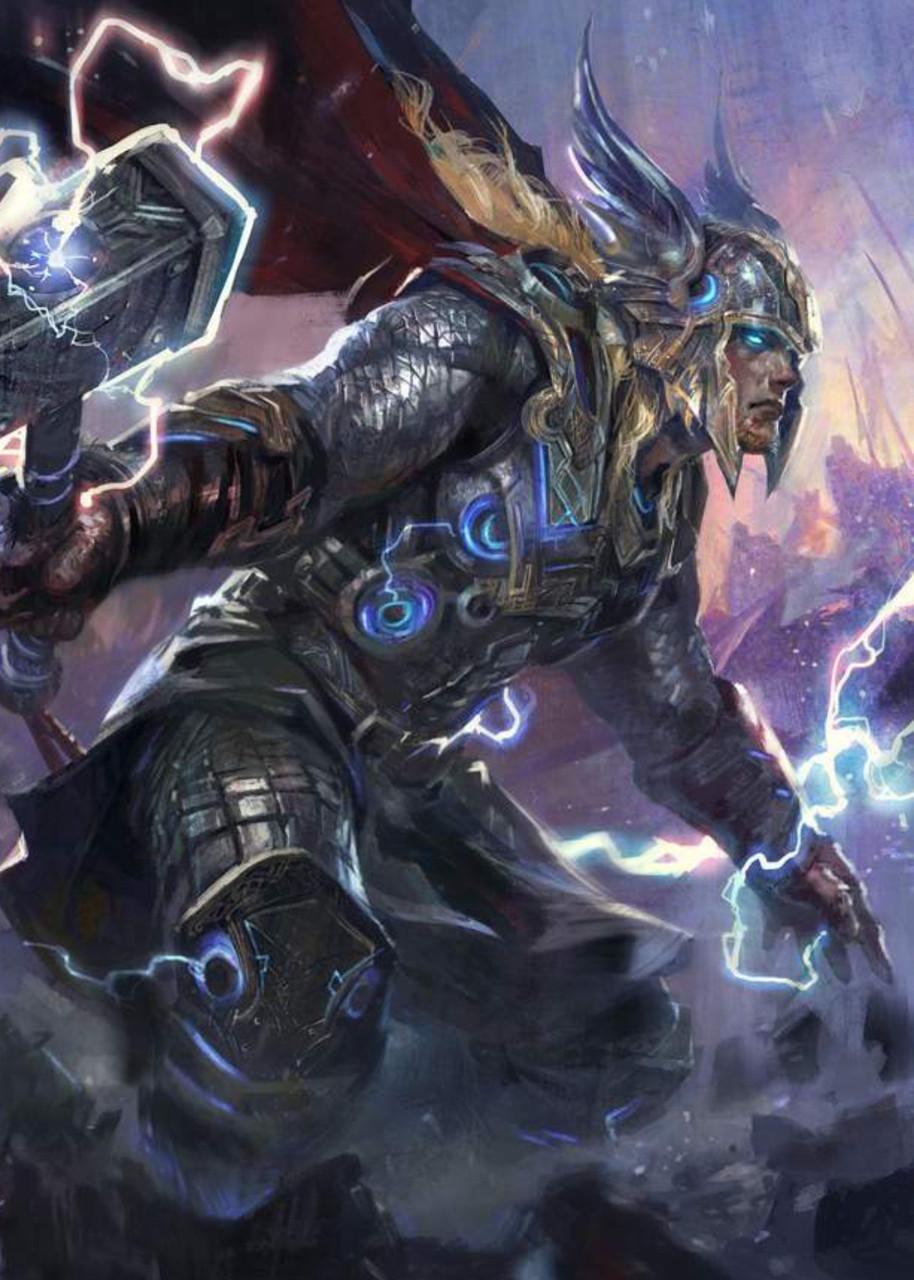 Картина GeekLand Thor Тор старая рисовка