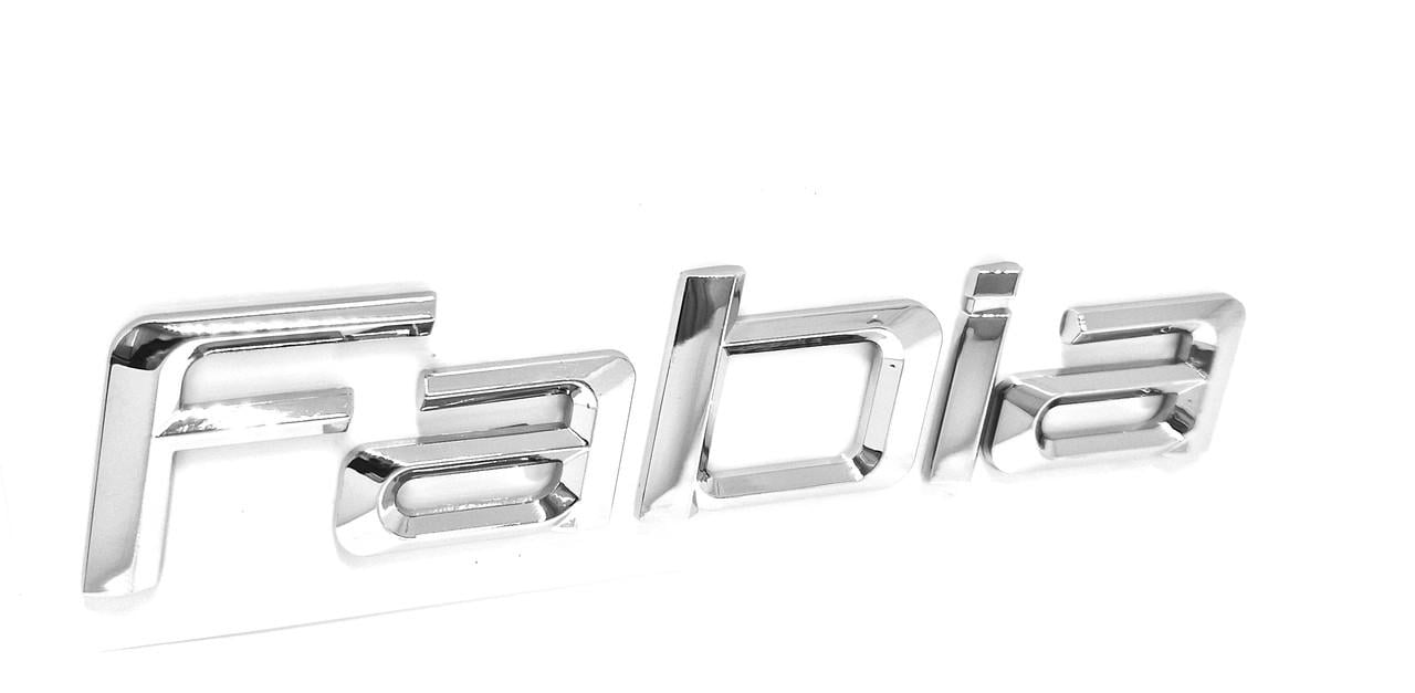 Эмблема надпись Fabia Skoda на крышку багажника (2456851484)