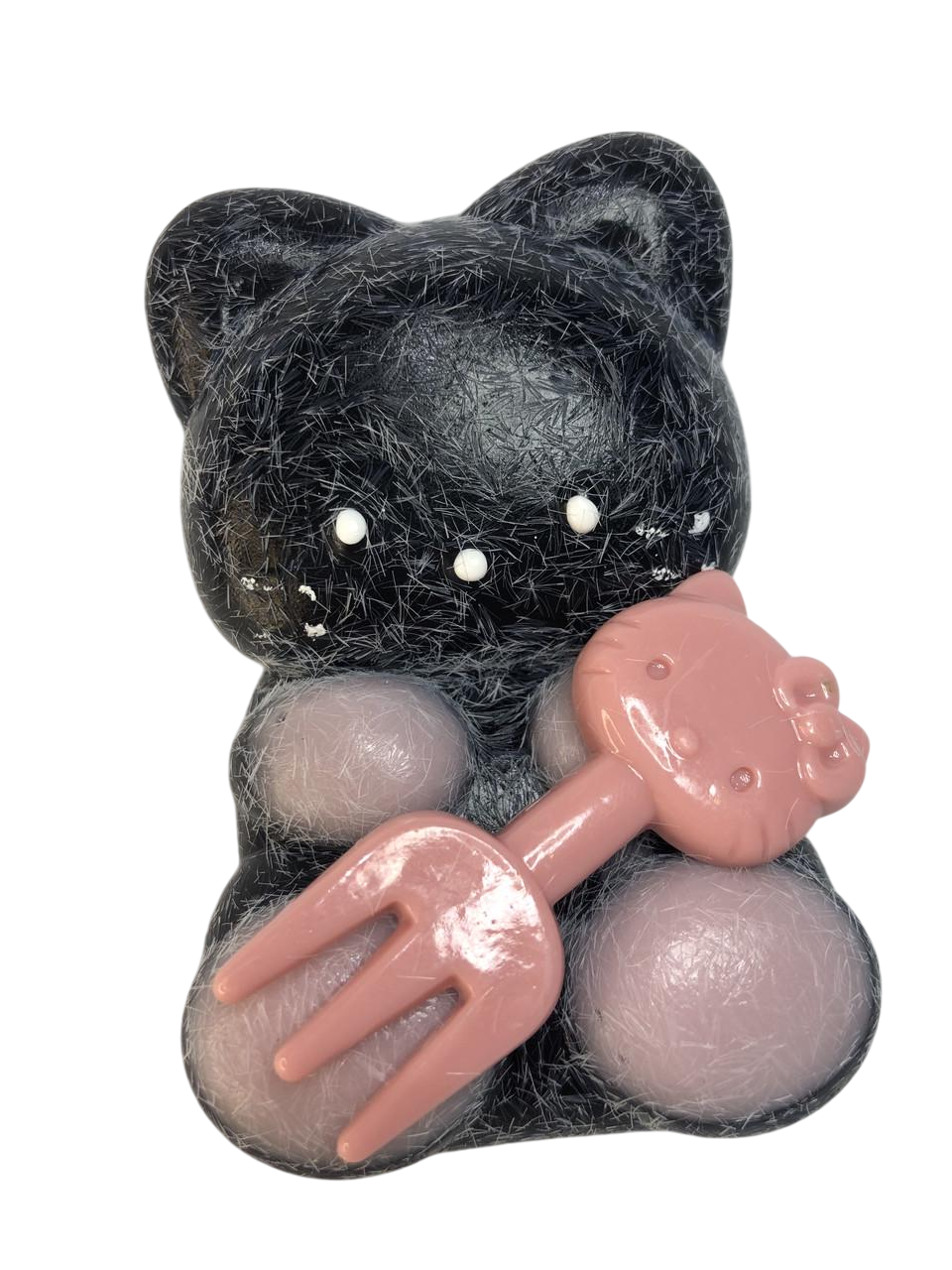 Сквіш таба лапка Хелоу Кітті пухнаста 9х7 см