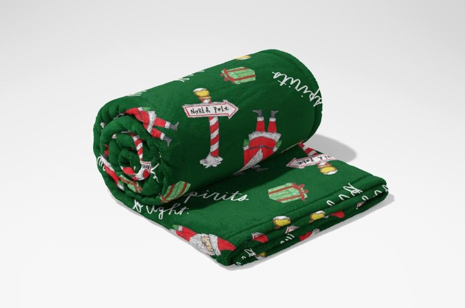 Плед на кровать Lelit евро фланелевый 200х220 см Green (23390245) - фото 2