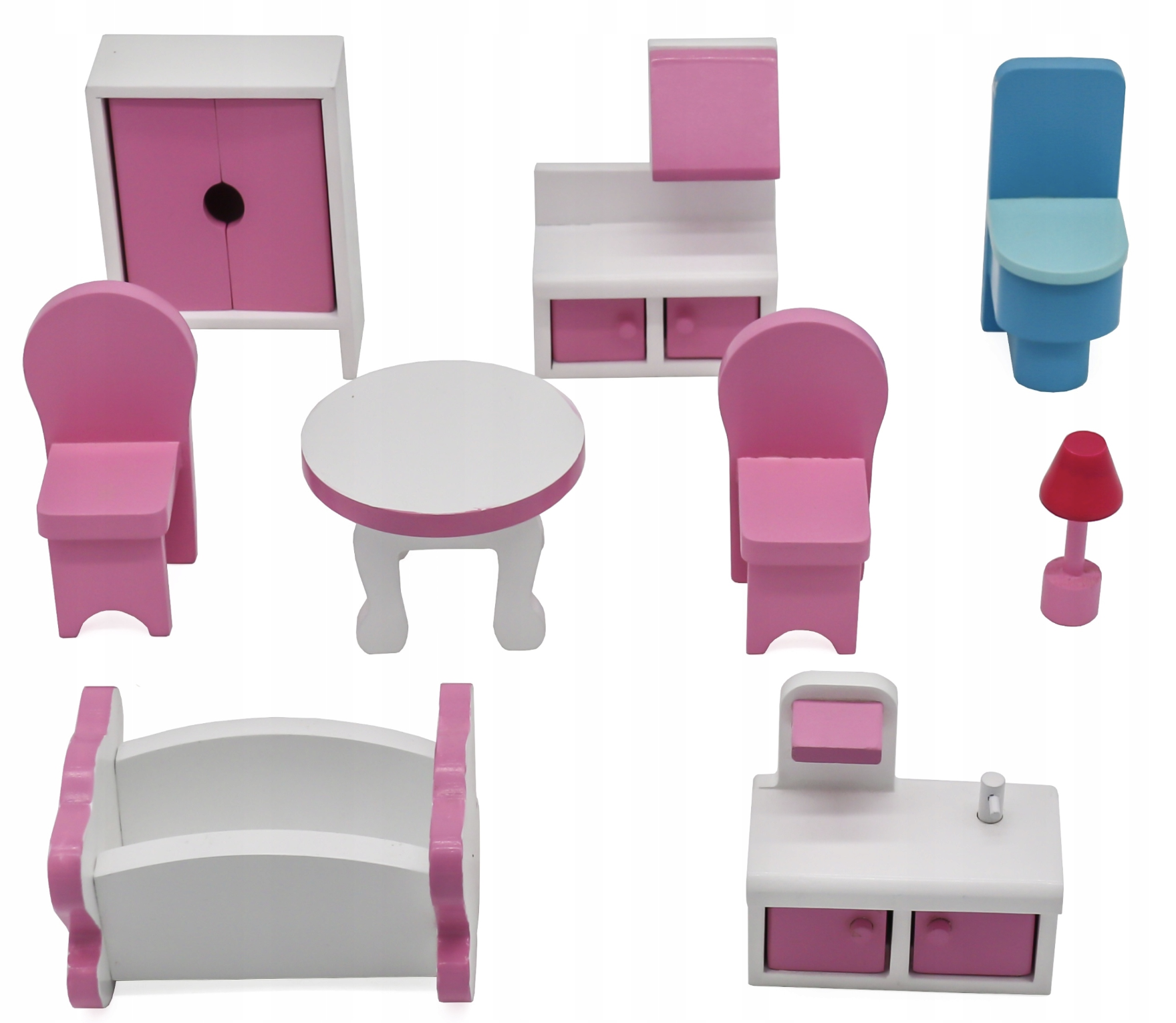 Кукольный домик деревянный PrincessDream с мебелью и террасой (2796178532) - фото 6 Кукольный домик деревянный PrincessDream с мебелью и террасой (2796178532) - фото 6