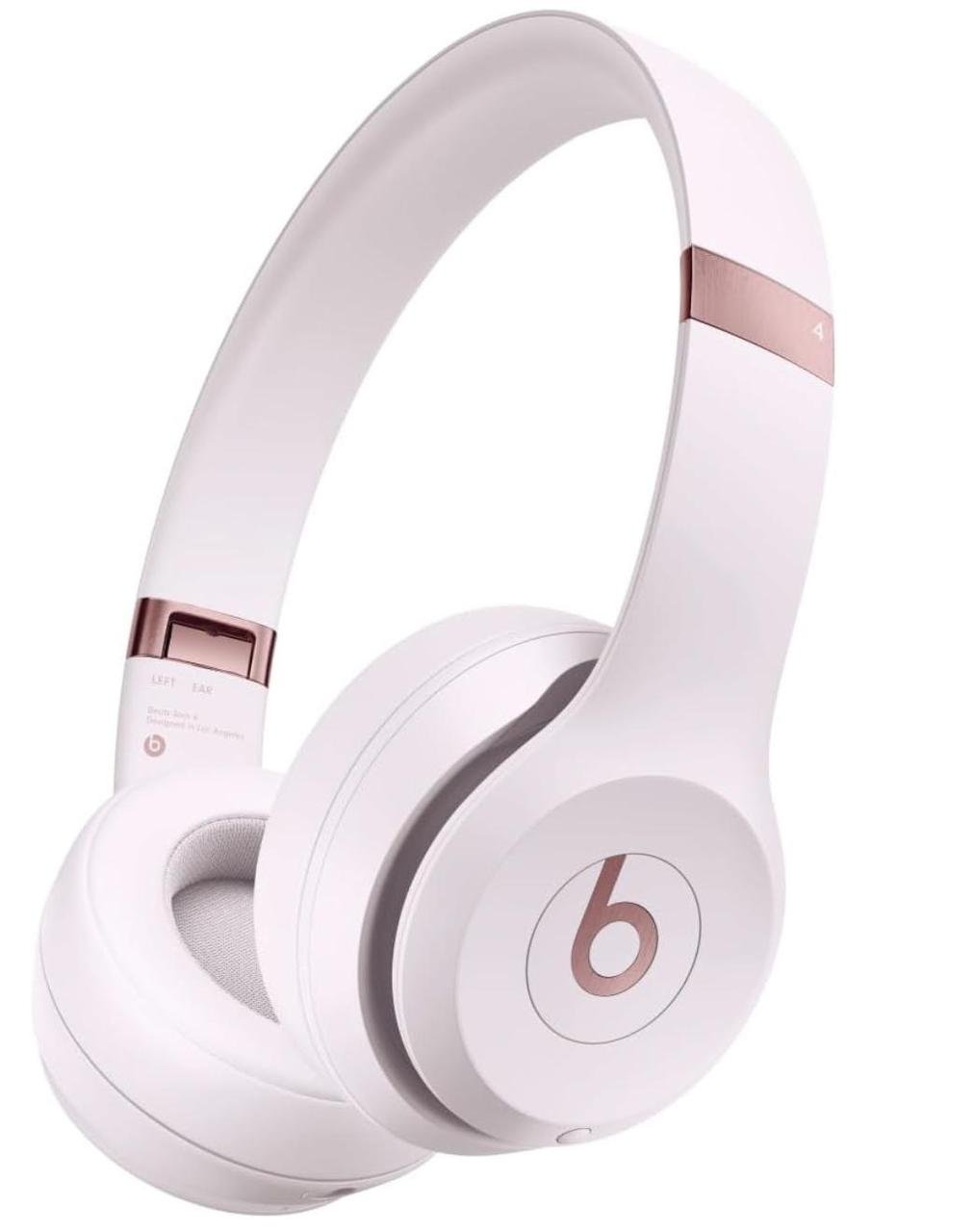 Наушники Beats by Dr. Dre Solo 4 Cloud с микрофоном Pink (MUW33) - фото 1