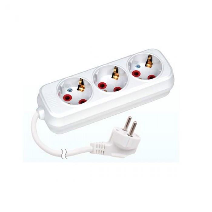 Подовжувач HOROZ ELECTRIC 3 гнізда 5 м із заземленням (200-305-301) - фото 1