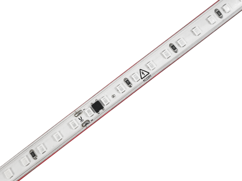 Світлодіодна стрічка AVT 17-B SMD2835 120 LED 11х5,5 мм 220 В 9 Вт IP65 1 м Синій (7686) - фото 3